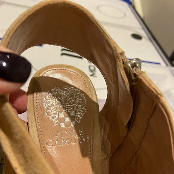 Vince Camuto Demi Pink Suede Knot Mule Sandal 9.5 - Picture 6 of 6